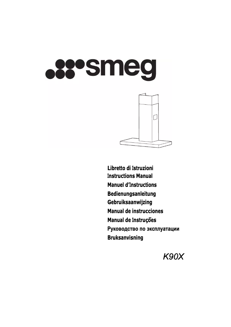 Page 1 de la notice Manuel utilisateur Smeg K90X