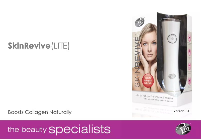 Image de la première page du manuel de l'appareil Lite