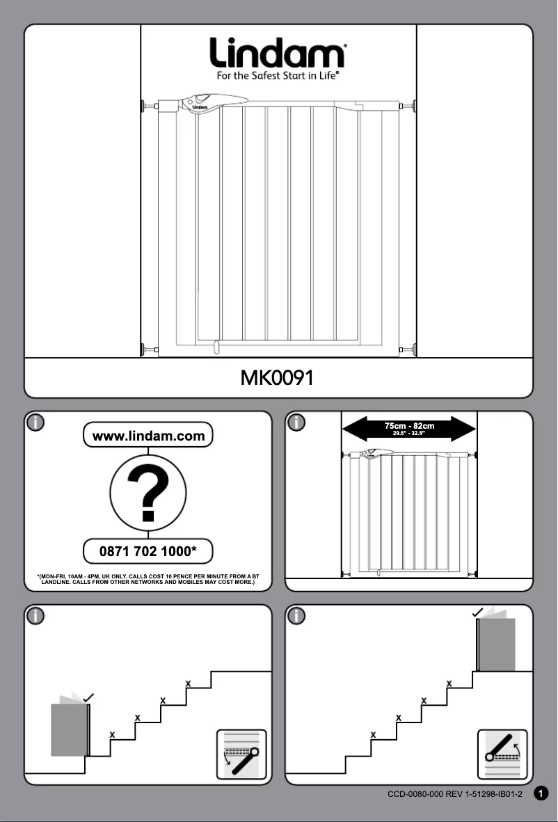 Page n°1 - Manuel utilisateur Lindam Easy Fit Plus Deluxe