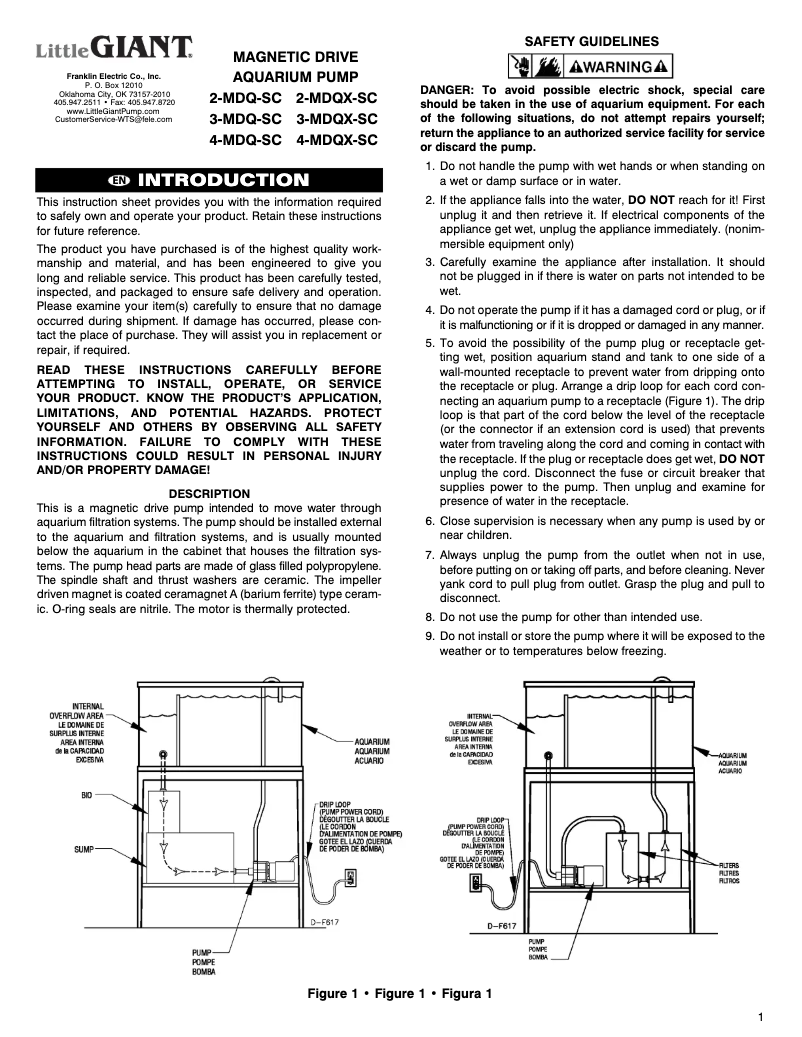 Image de la première page du manuel de l'appareil TE-5.5-MDQ-SC