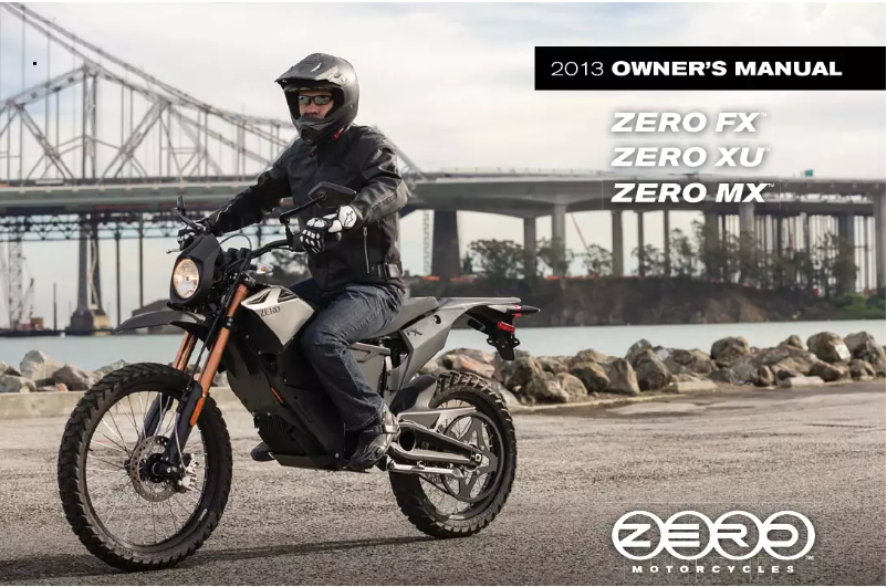 Page 1 de la notice Manuel utilisateur Zero FX (2013)