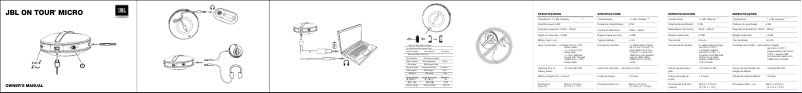 Page n°1 - Manuel utilisateur JBL On Tour Micro