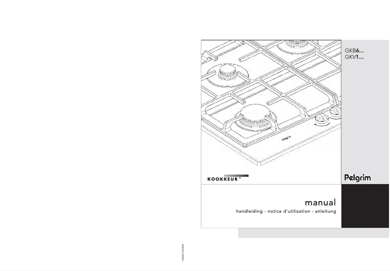 Image de la première page du manuel de l'appareil GKB633RVS