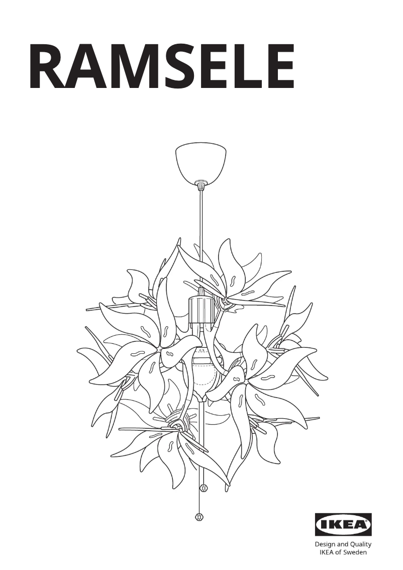 Página 1 del manual Manual de usuario Ikea RAMSELE 104.071.03