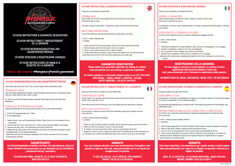 Page 1 de la notice Manuel utilisateur Phoenix Fire Fox SS1621K