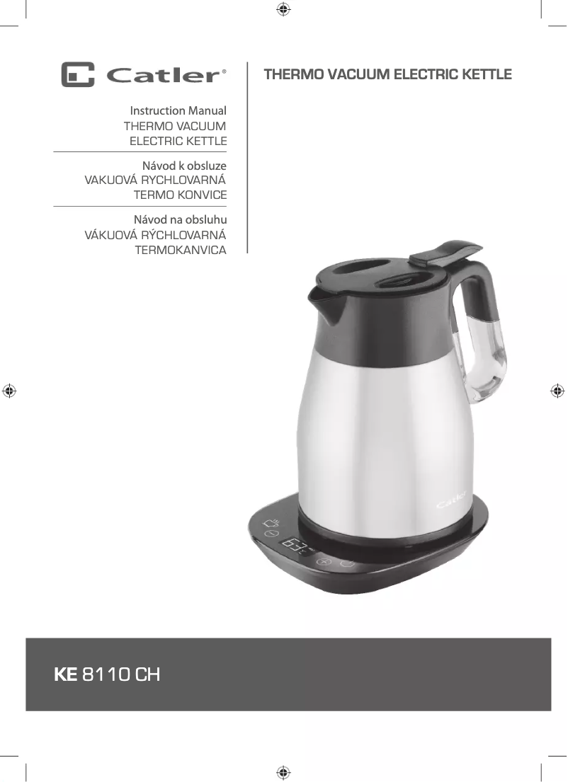 Image de la première page du manuel de l'appareil KE 8110 CH