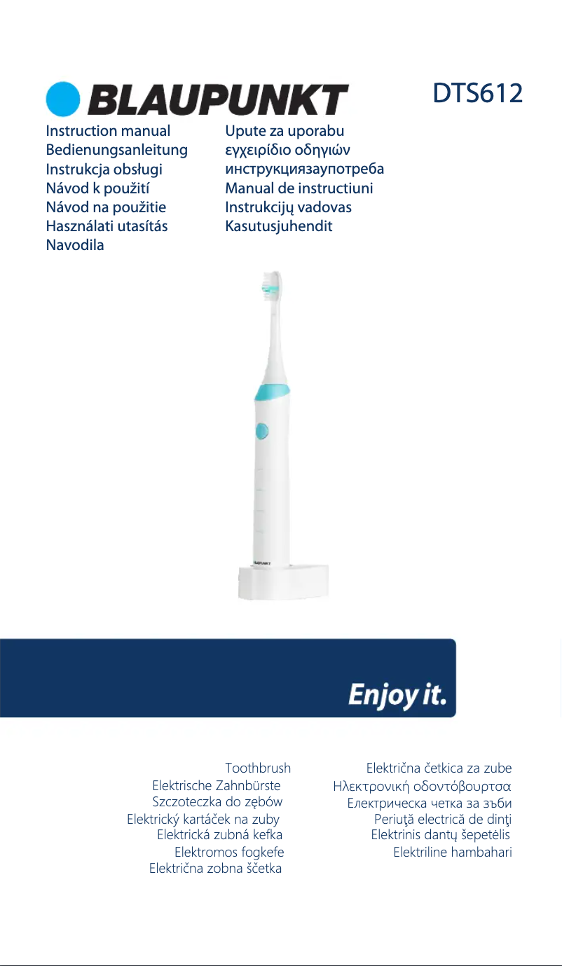 Página 1 del manual Manual de usuario Blaupunkt DTS612