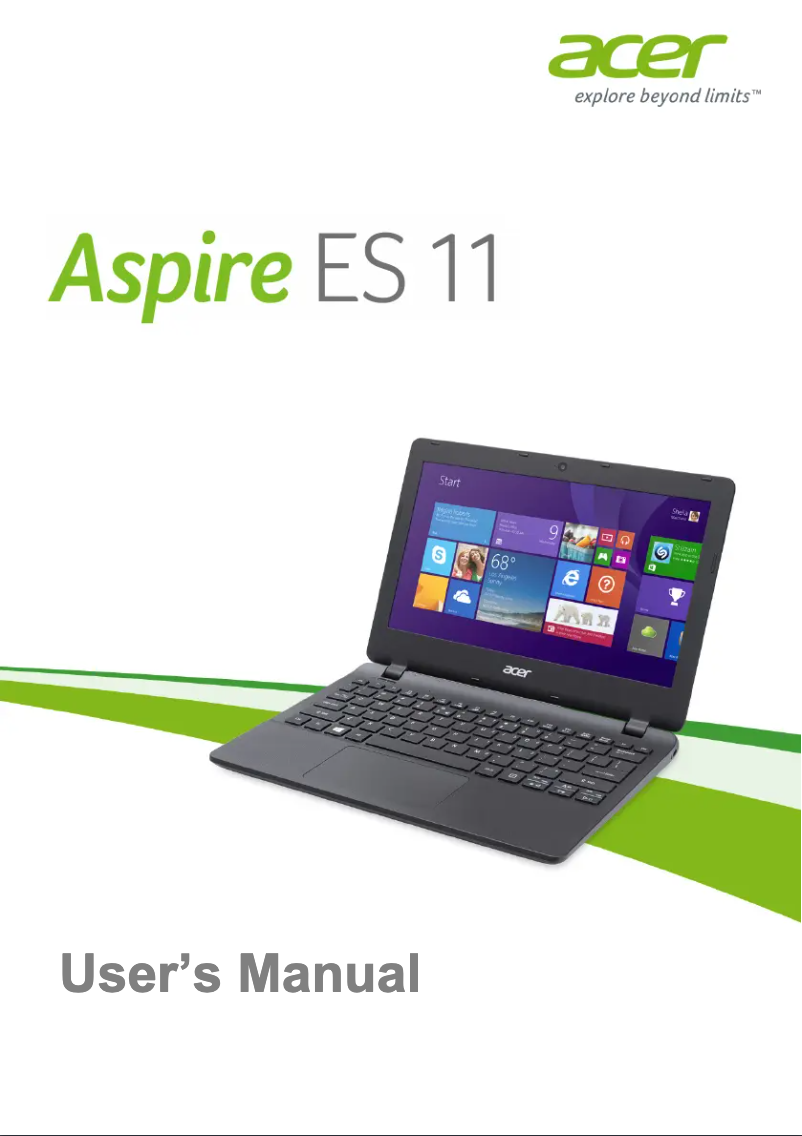 Page n°1 - Manuel utilisateur Acer Aspire ES1