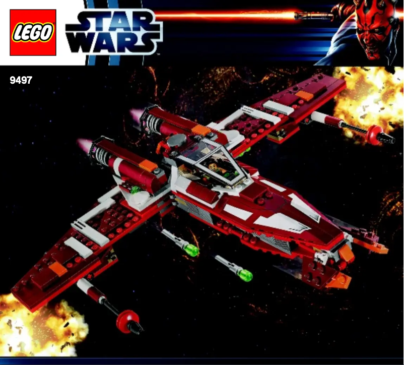 Page n°1 - Manuel utilisateur Lego Republic Striker-class Starfighter (TM)