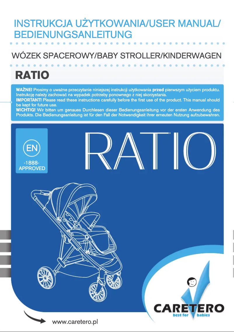 Page n°1 - Manuel utilisateur Caretero Ratio