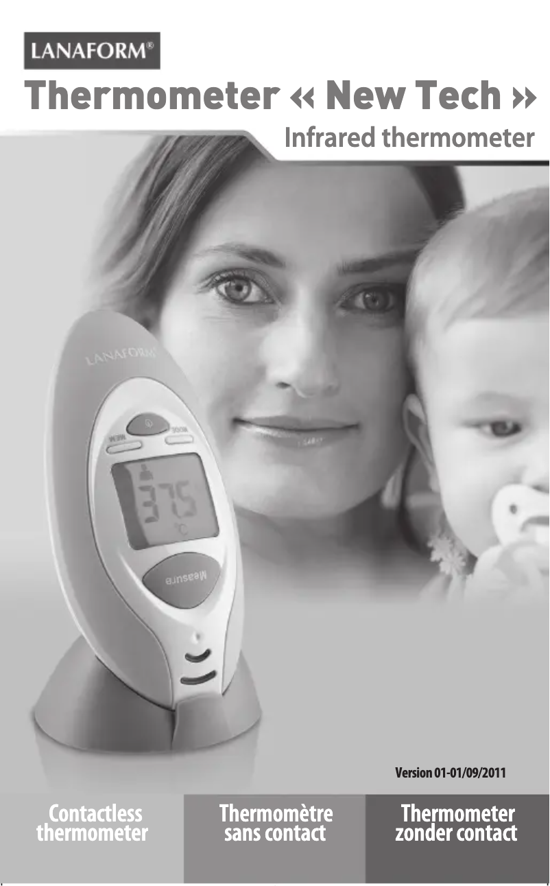 Page 1 de la notice Manuel utilisateur Lanaform New Tech