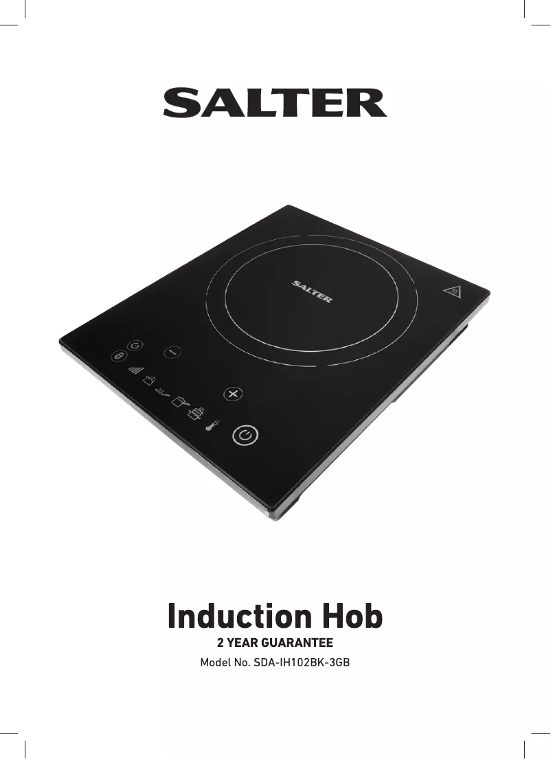 Page n°1 - Manuel utilisateur Salter SDA-IH102BK