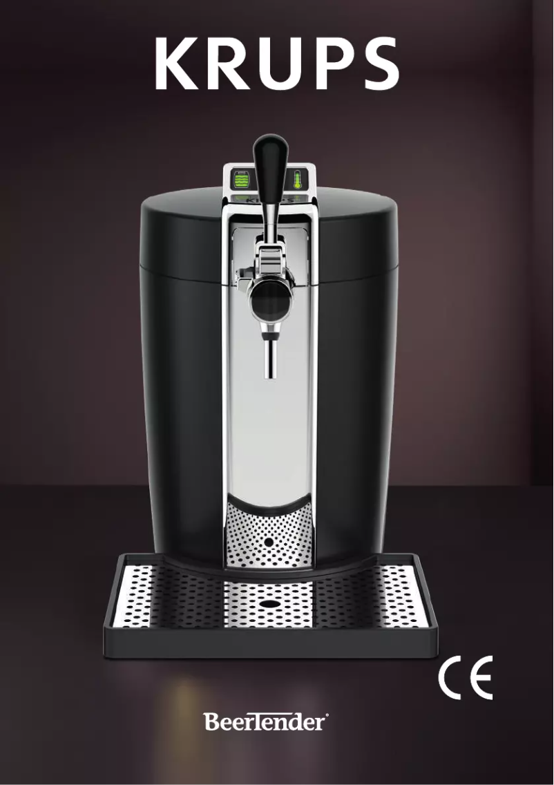 Page n°1 - Manuel utilisateur Krups BeerTender B90