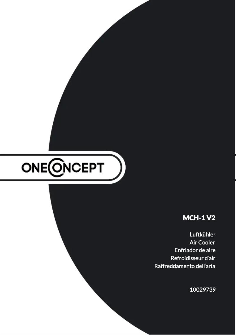 Page n°1 - Manuel utilisateur OneConcept MCH-1 V2