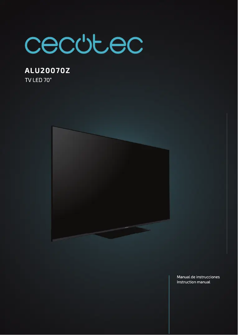 Page 1 de la notice Manuel utilisateur Cecotec ALU20070Z