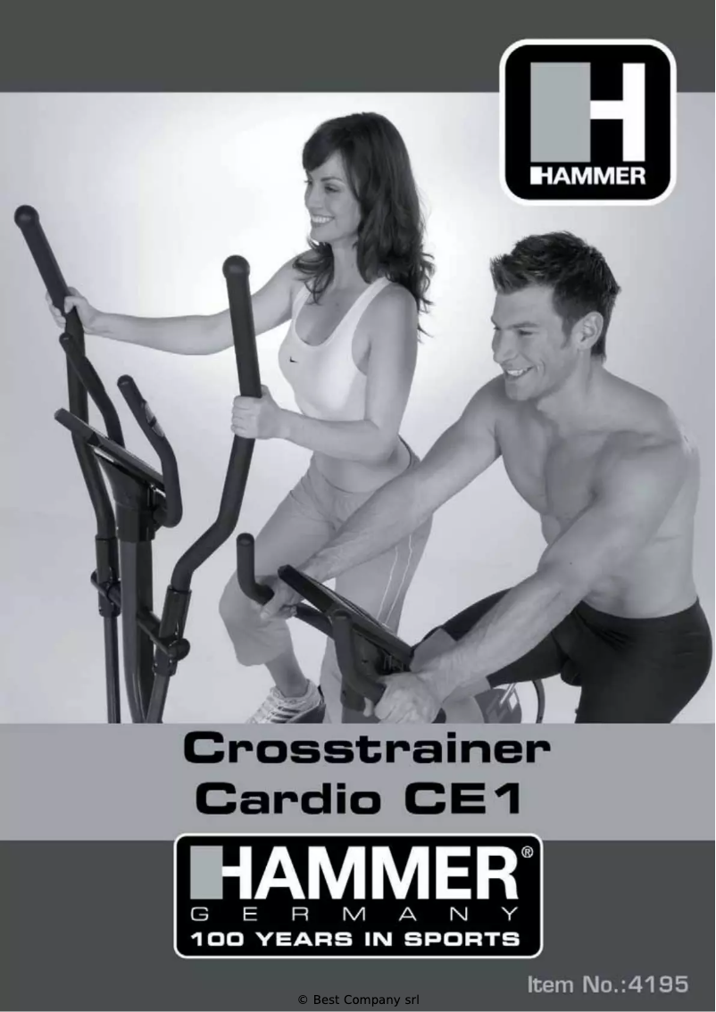 Page 1 de la notice Manuel utilisateur Hammer Cardio CE1
