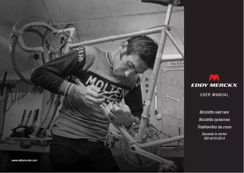 Page n°1 - Manuel utilisateur Eddy Merckx Eeklo 70