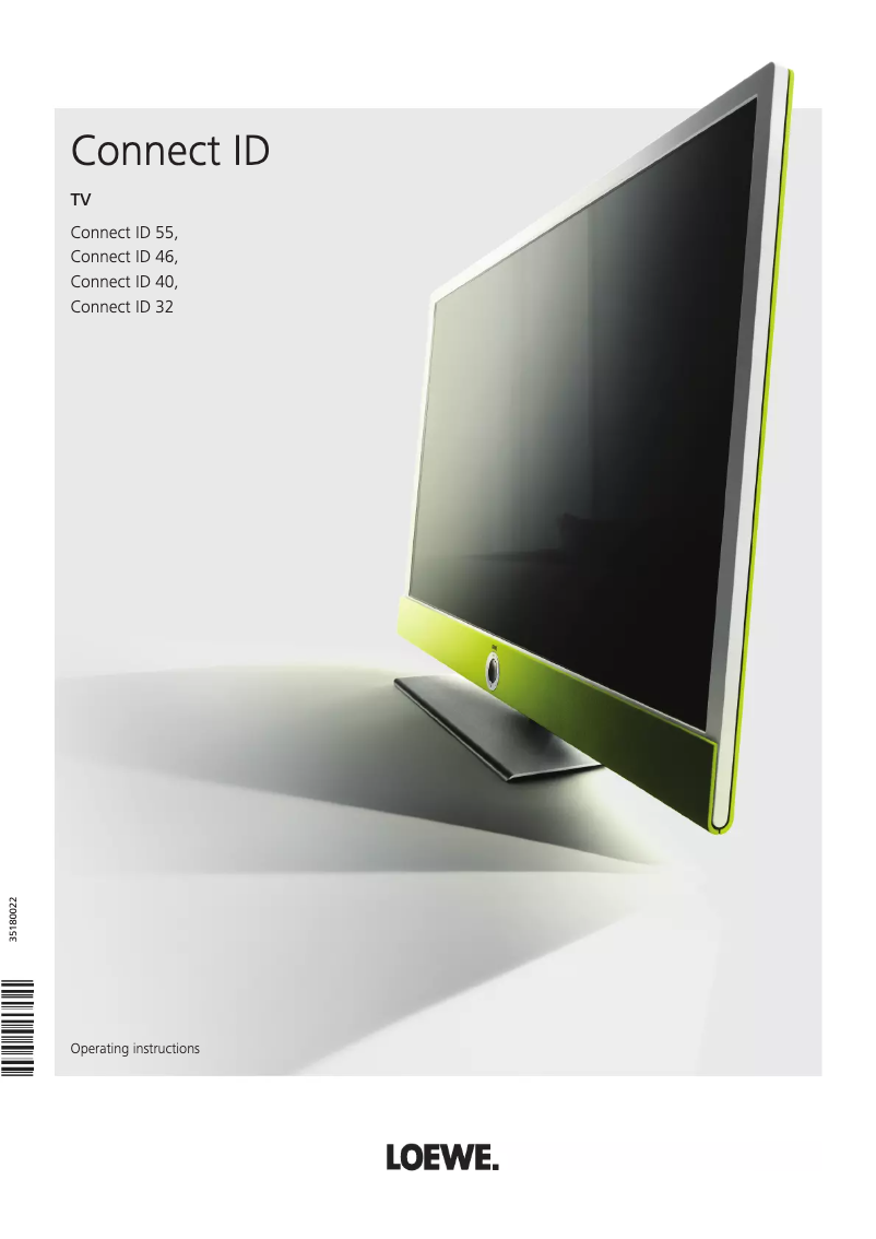 Image de la première page du manuel de l'appareil Connect ID 55