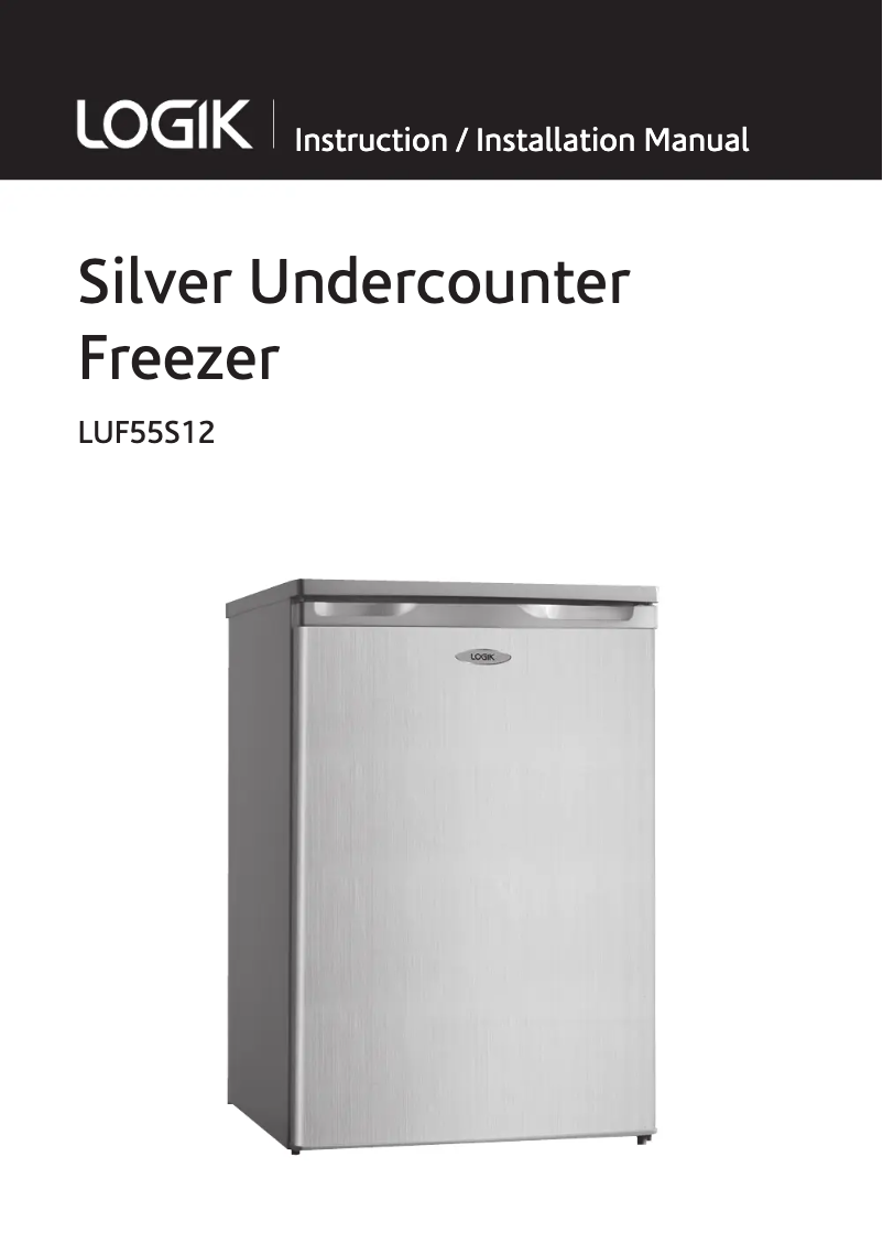 Page 1 de la notice Manuel utilisateur Logik LUF55S12