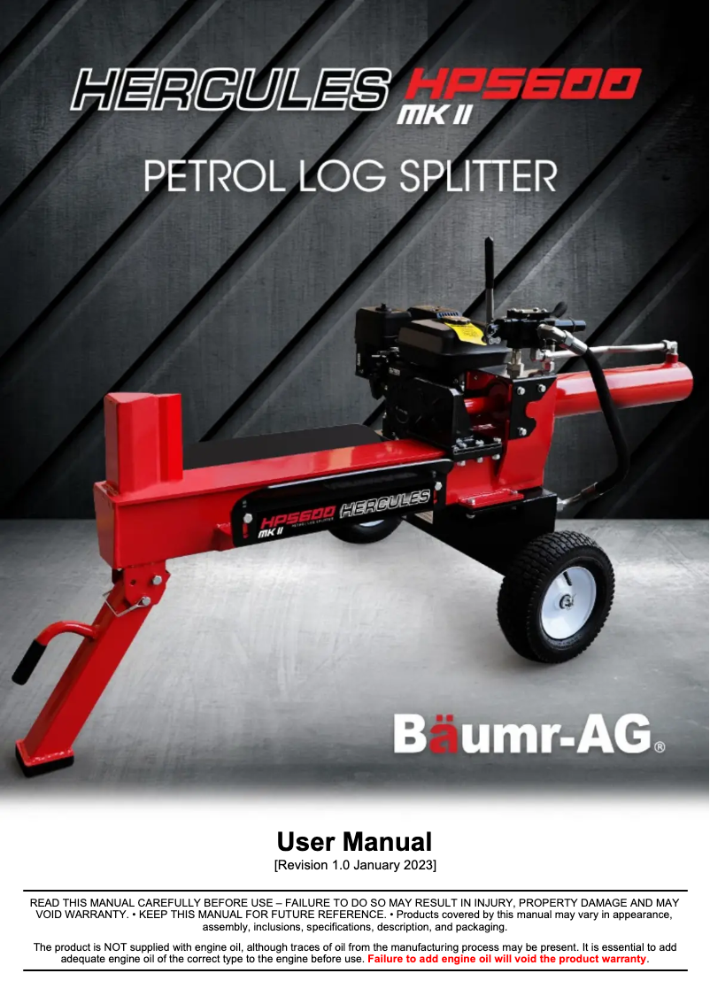 Imagen de la primera página del manual del dispositivo Hercules HPS600 MkII