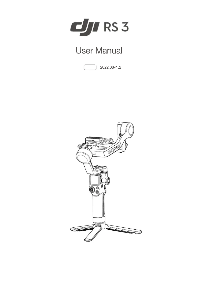 Page n°1 - Manuel utilisateur DJI RS 3