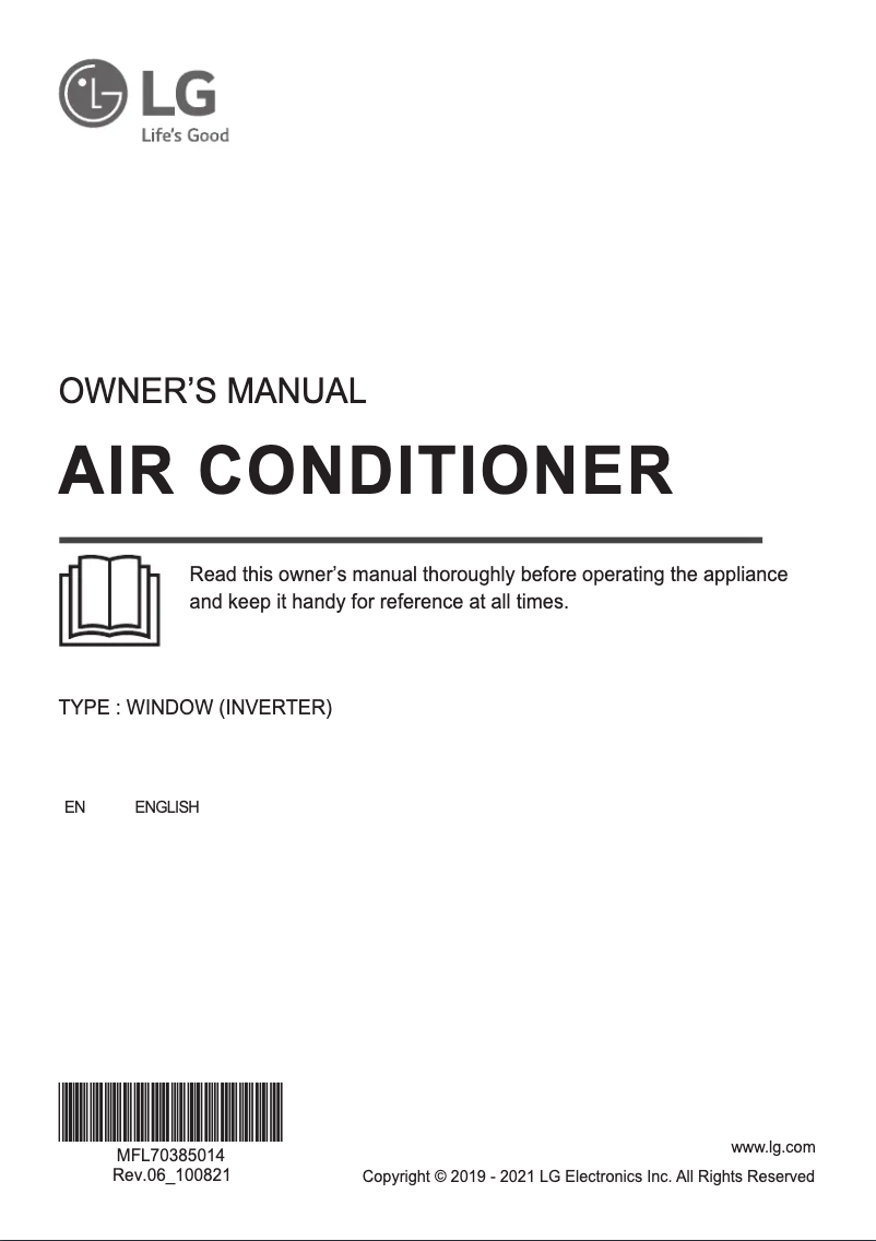 Página 1 del manual Manual de usuario LG JW-Q24WUZA