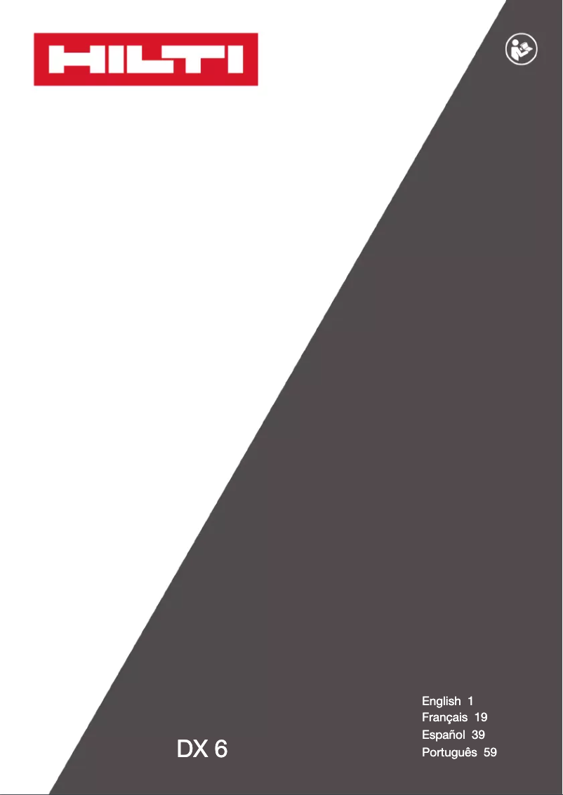 Image de la première page du manuel de l'appareil DX 6-F8