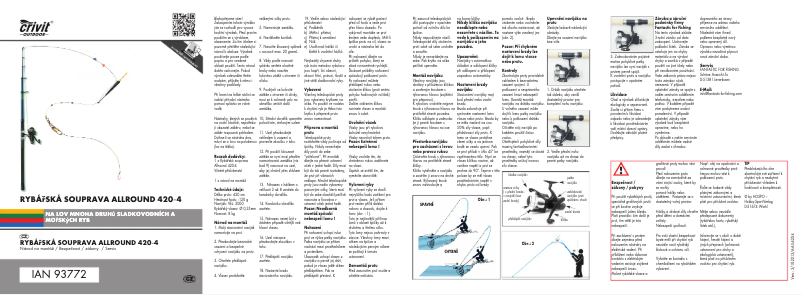 Page n°1 - Manuel utilisateur Crivit IAN 93772