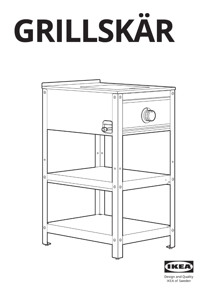Página 1 del manual Manual de usuario Ikea GRILLSKÄR 104.900.03