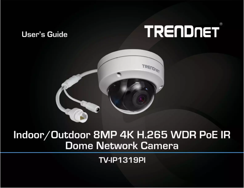 Image de la première page du manuel de l'appareil TV-IP1319PI