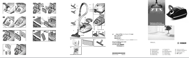 Page 1 of the manual User Manual Bosch BSGL53192