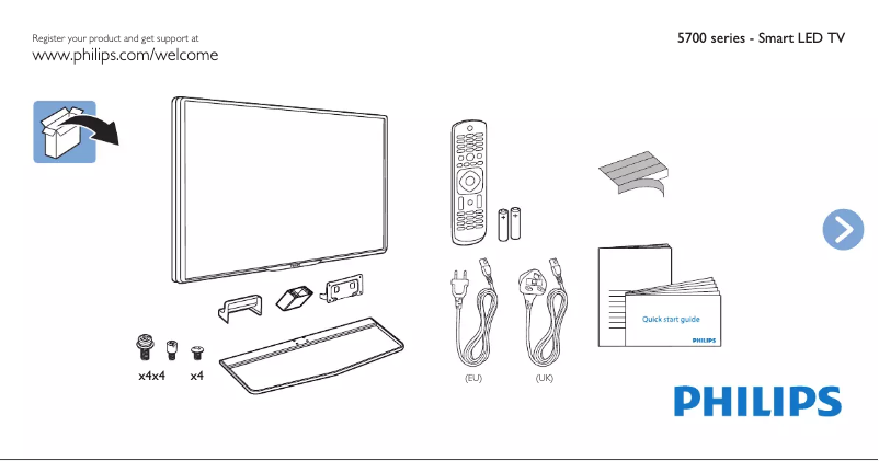 Image de la première page du manuel de l'appareil 40PFK5709