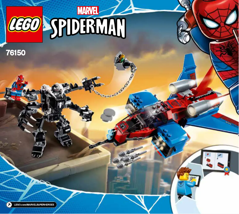 Page 1 de la notice Manuel utilisateur Lego Marvel Super Heroes 76150