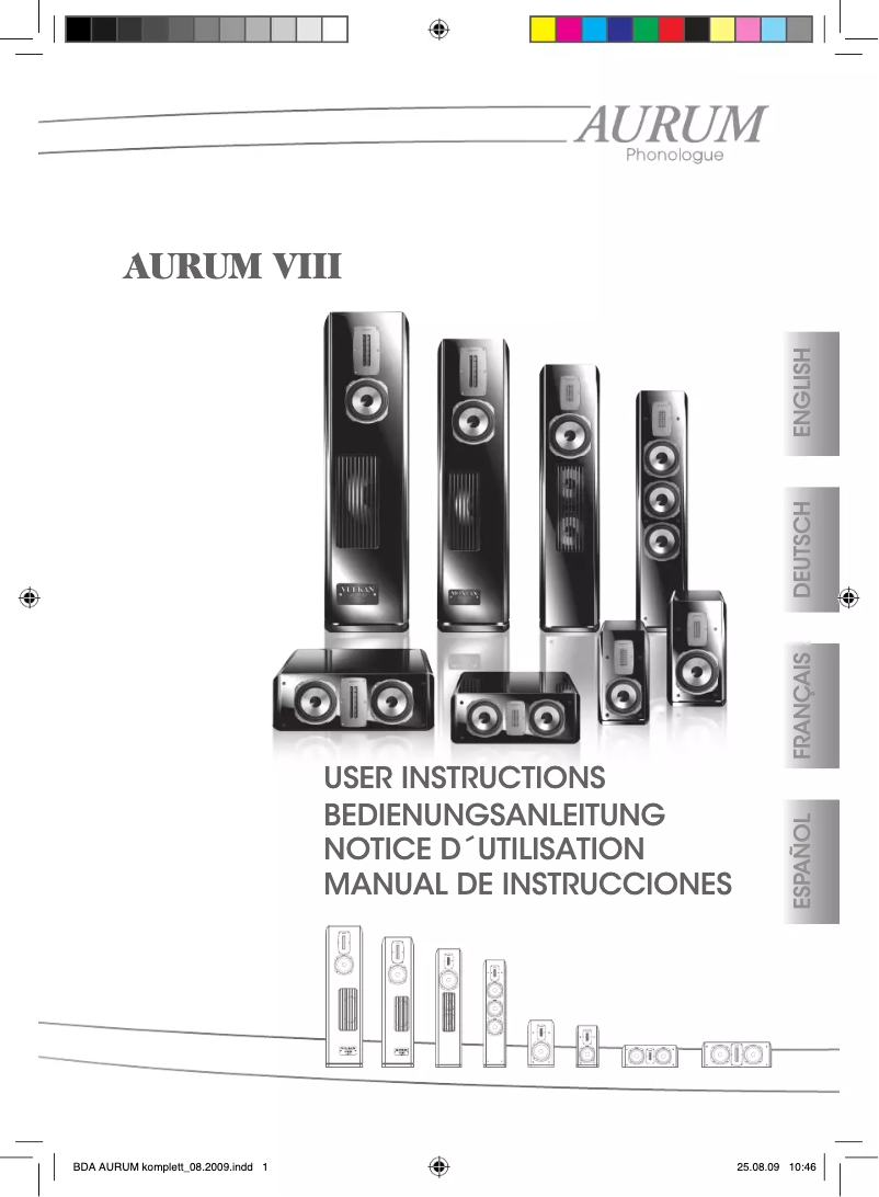 Image de la première page du manuel de l'appareil VIII