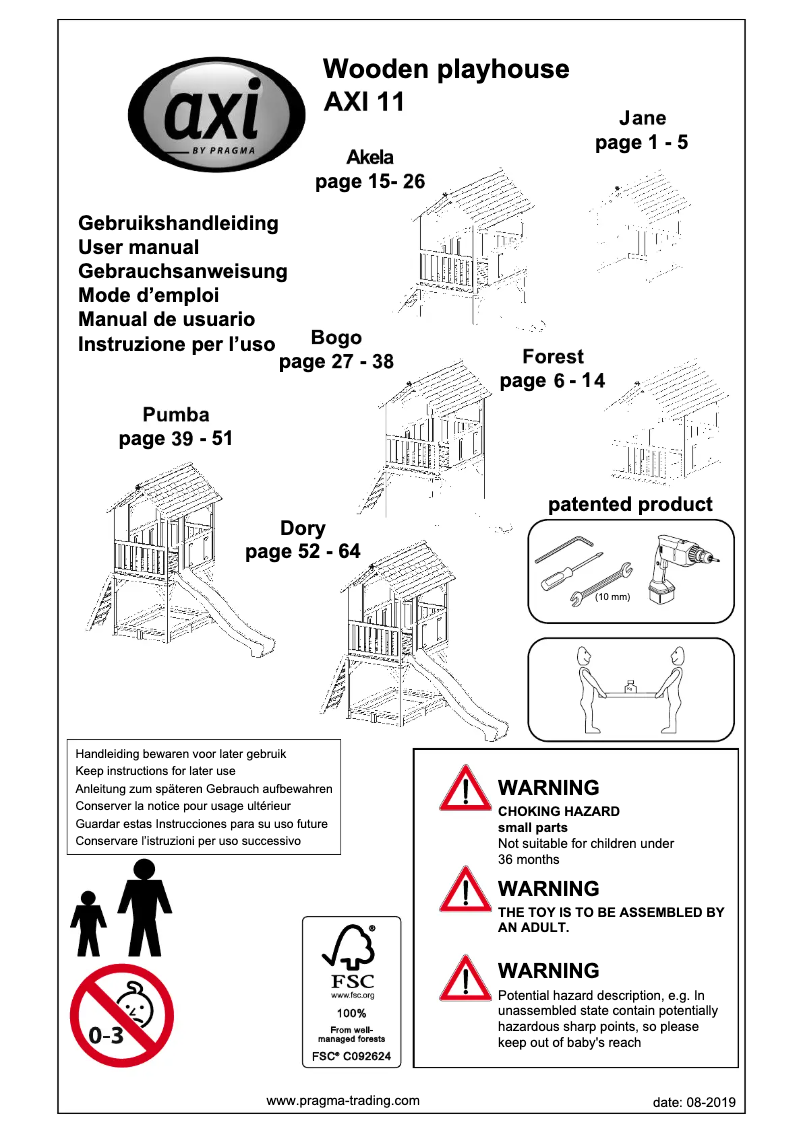 Image de la première page du manuel de l'appareil Meeko