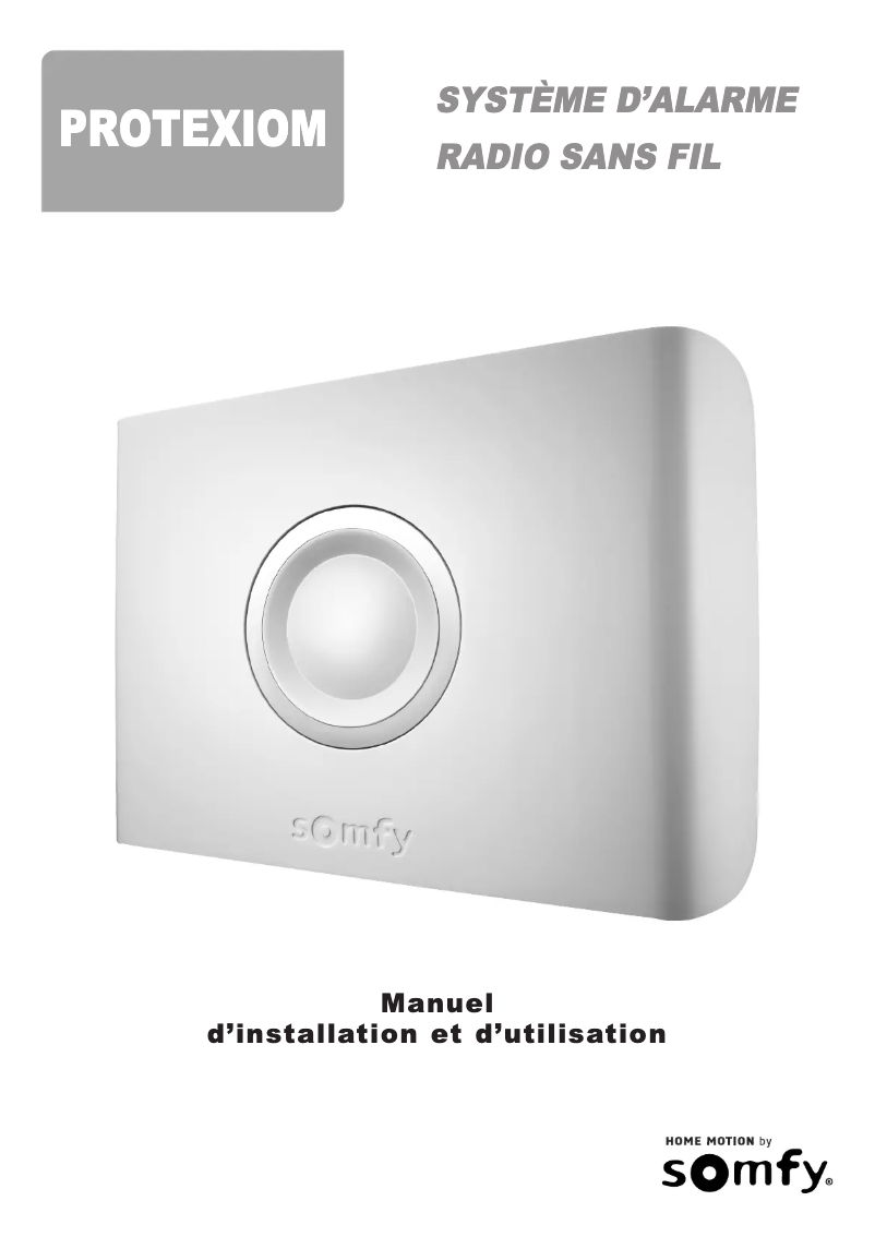 Page n°1 - Manuel utilisateur Somfy 2401130