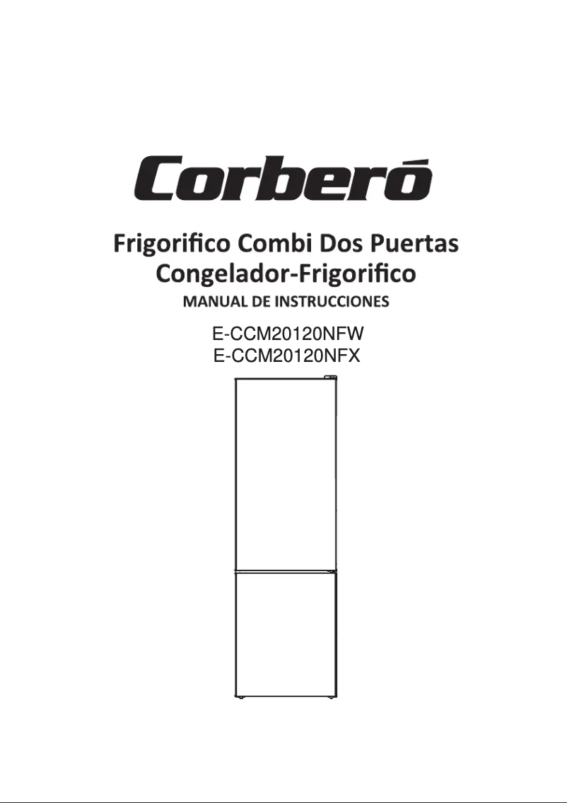 Page 1 de la notice Manuel utilisateur Corbero E-CCM20120NFW