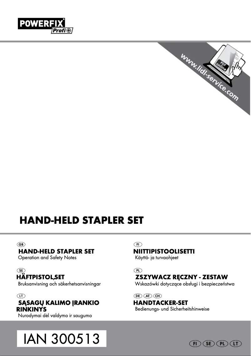 Page n°1 - Manuel utilisateur Powerfix IAN 304377