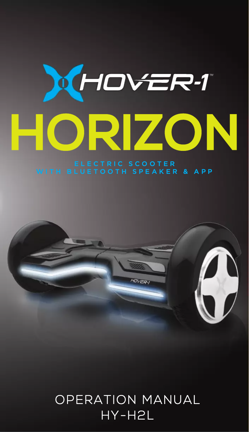 Page 1 de la notice Manuel utilisateur Hover-1 Horizon