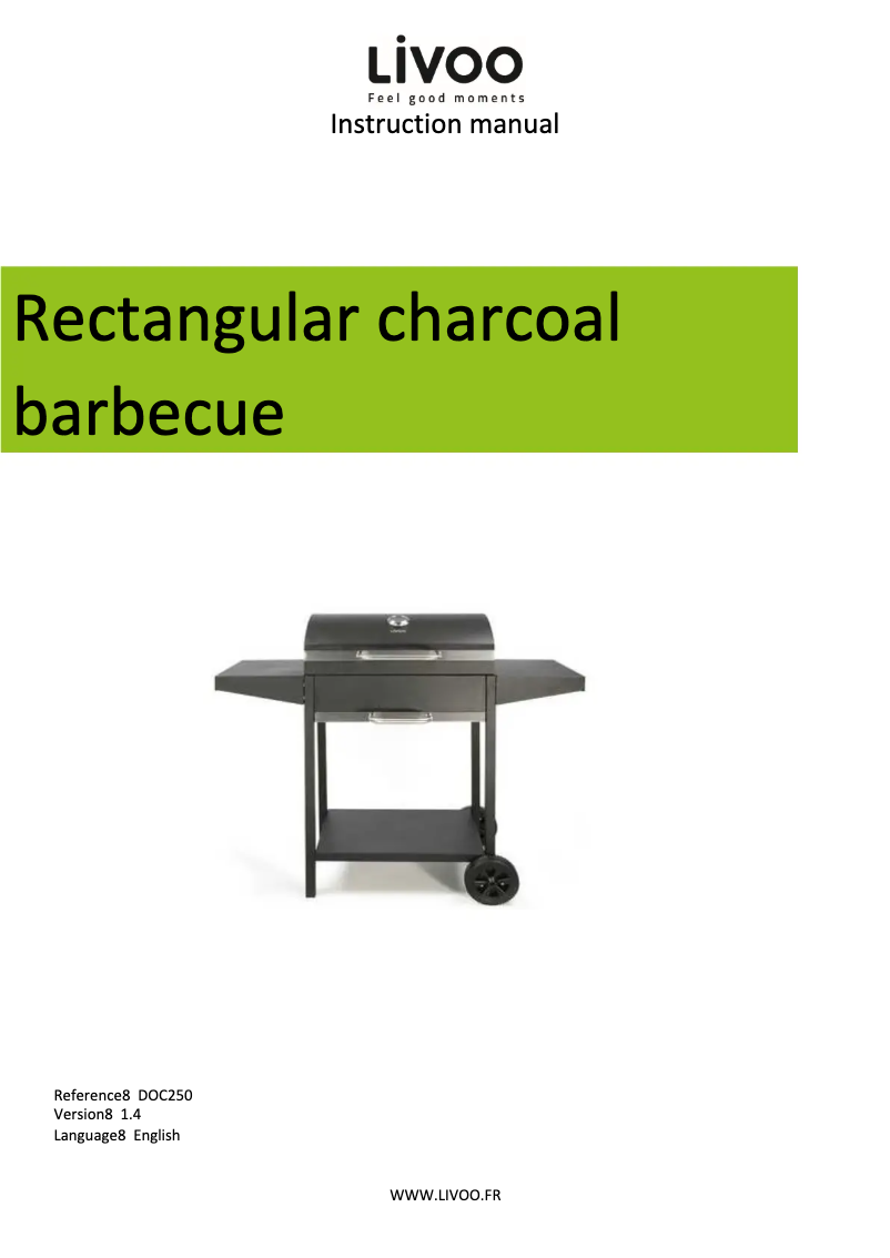 Page 1 of the manual User Manual Livoo DOC250