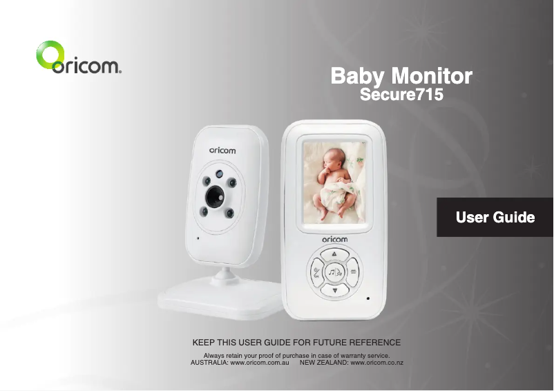 Page 1 de la notice Manuel utilisateur Oricom Secure 715