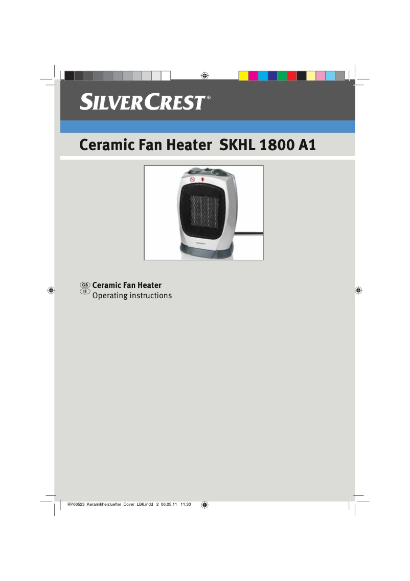 Image de la première page du manuel de l'appareil SKHL 1800 A1