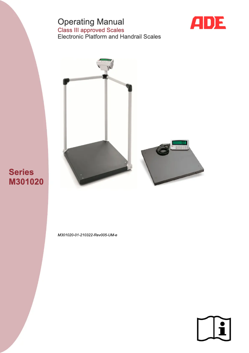 Page n°1 - Manuel utilisateur ADE M301020-01