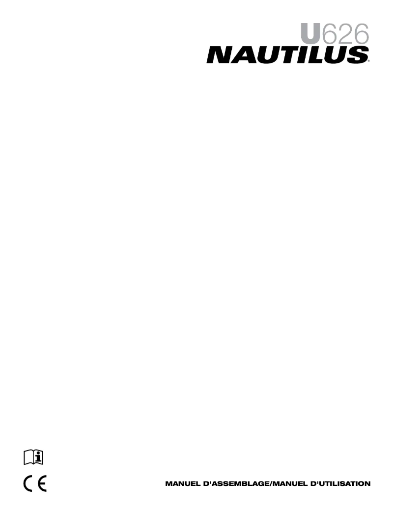 Page 1 de la notice Manuel utilisateur Nautilus U626