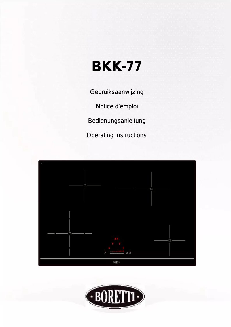 Image de la première page du manuel de l'appareil BKK-77