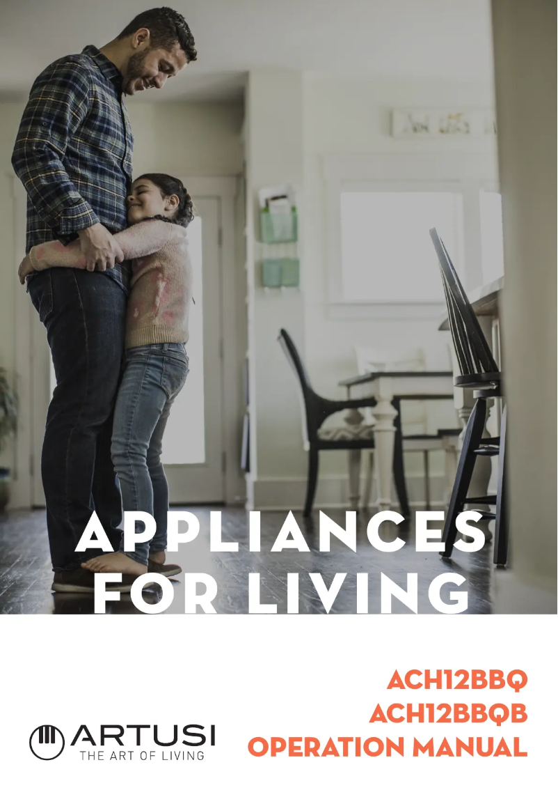 Page 1 of the manual User Manual Artusi ACH12BBBQ