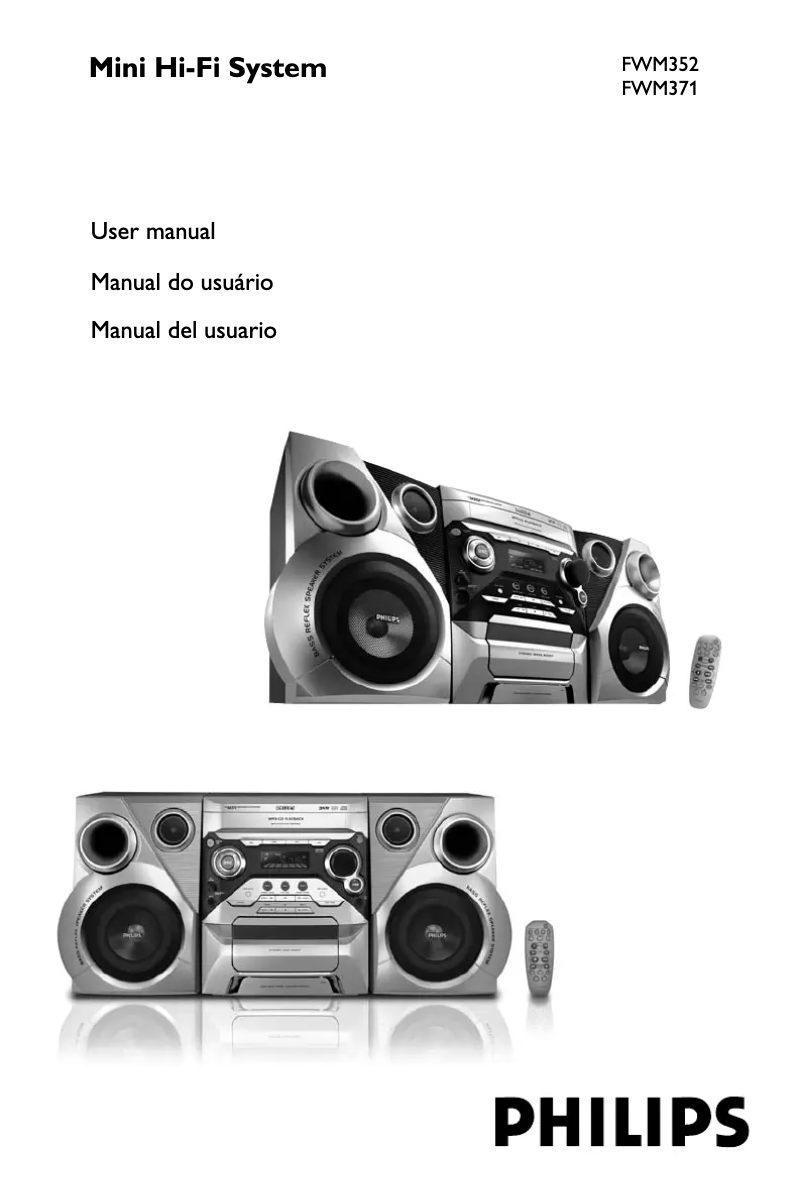 Página 1 del manual Manual de instrucciones Philips FWM371