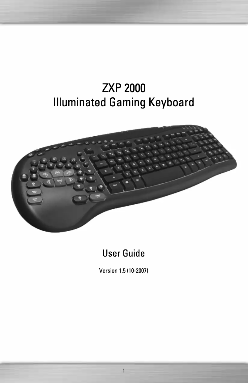 Image de la première page du manuel de l'appareil ZXP-2000