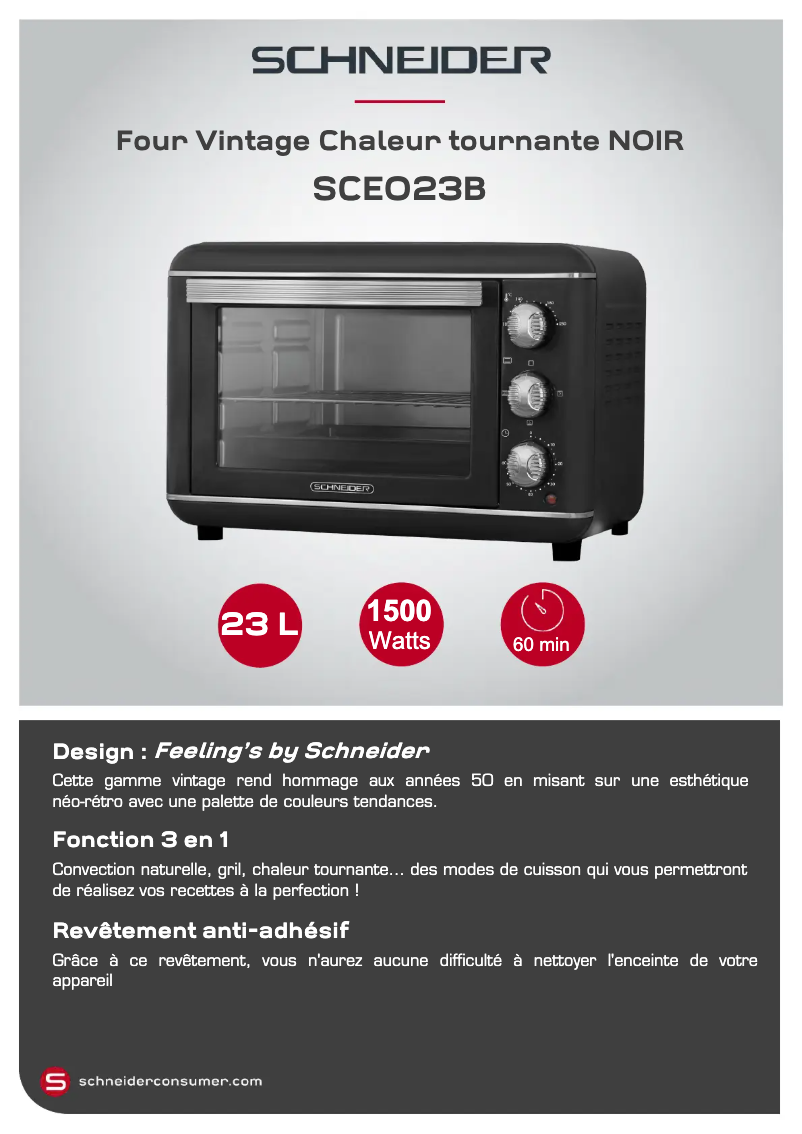 Image de la première page du manuel de l'appareil SCEO23B