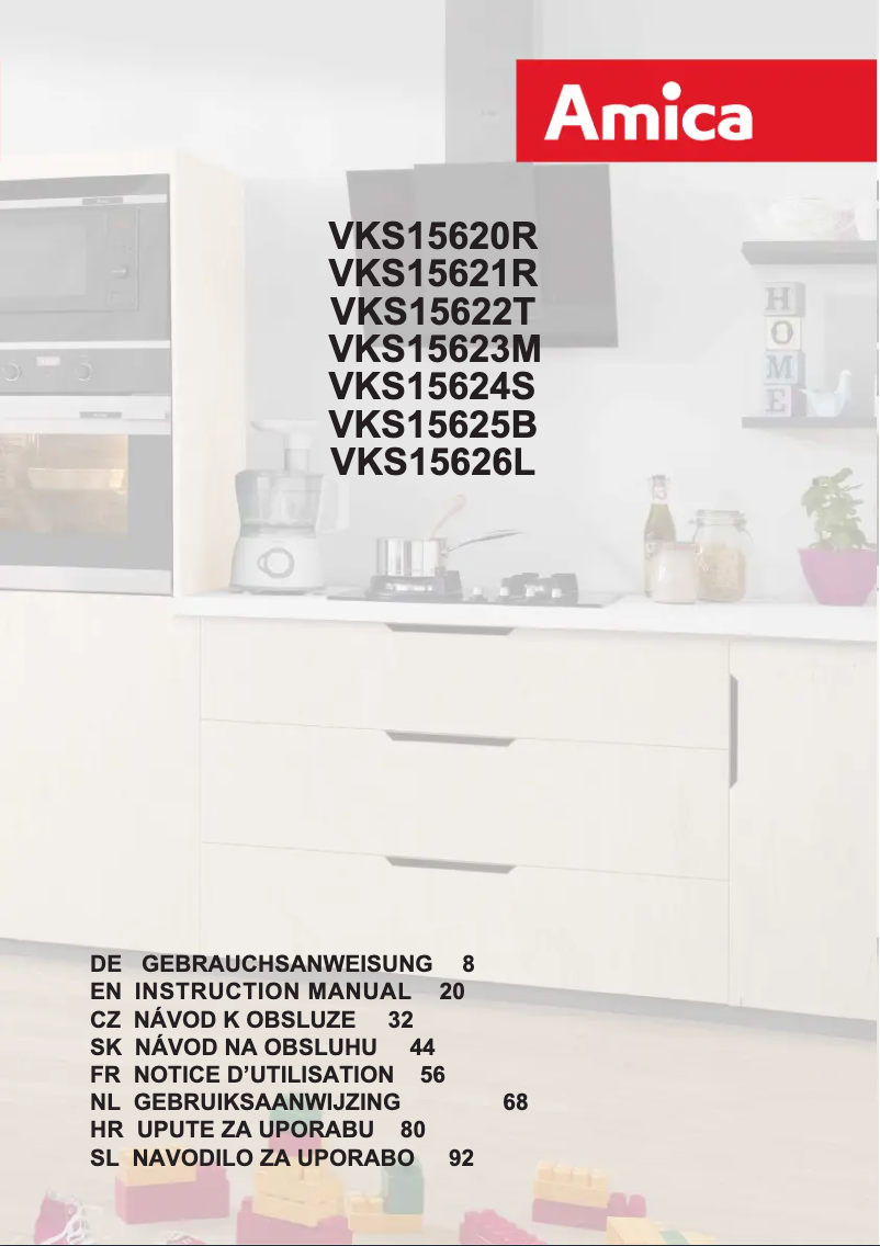 Page n°1 - Manuel utilisateur Amica VKS 15622 T